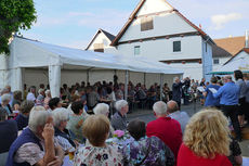 Sommerserenade vor dem "Chorfürst" (Foto: Karl-Franz Thiede)